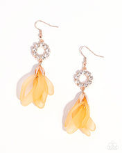 Load image into Gallery viewer, Profuse Petals - Rose Gold (Light Peach Petal) Earring