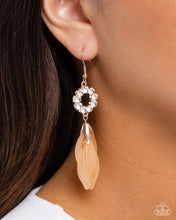 Load image into Gallery viewer, Profuse Petals - Rose Gold (Light Peach Petal) Earring