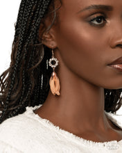 Load image into Gallery viewer, Profuse Petals - Rose Gold (Light Peach Petal) Earring
