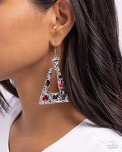 Load image into Gallery viewer, Warped Wanderer - Black Earring