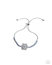 Load image into Gallery viewer, Snow Angel Shimmer - Blue (Rhinestone) Bracelet
