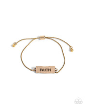 Load image into Gallery viewer, Confession of Faith - Gold (Faith) Bracelet