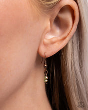 Load image into Gallery viewer, Declaration of Dazzle - Copper Bead (UV Green Crystals) Necklace