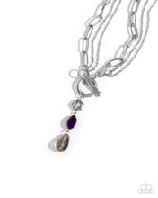 Load image into Gallery viewer, Cultivated Chains - Purple (Oil Spill) Necklace
