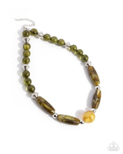 Load image into Gallery viewer, Sneaky Swirls - Green Necklace