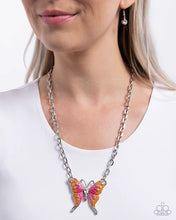 Load image into Gallery viewer, Soft Landing - Orange (Butterfly) Necklace