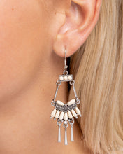 Load image into Gallery viewer, Trading Tradition - White (Stone) Earring