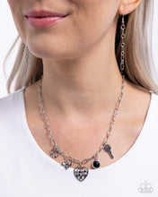 Load image into Gallery viewer, Reminiscent Reveal - Black (Charm) Necklace