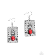 Load image into Gallery viewer, Invincible Icon - Red (Southwestern) Earring