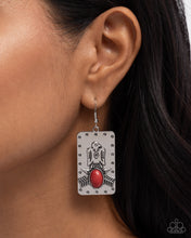 Load image into Gallery viewer, Invincible Icon - Red (Southwestern) Earring
