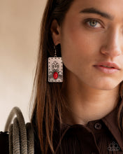 Load image into Gallery viewer, Invincible Icon - Red (Southwestern) Earring