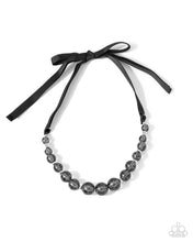Load image into Gallery viewer, Lace Maker - Black (Ribbon) Necklace