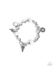 Load image into Gallery viewer, Western Welcome - White Stone (Western-inspired Charm) Bracelet