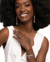 Load image into Gallery viewer, Complete Look - Multi Set: Courting Change - Multi Bracelet and XOXO Stream - Multi Earring (BB-MT-GC)