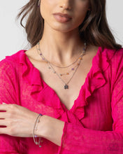 Load image into Gallery viewer, Complete Look - Purple Butterfly Set: Free-Spirited Favorite - Purple Necklace and Free-Spirited Fondness - Purple Bracelet (BB-PR-FB)