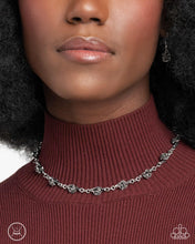 Load image into Gallery viewer, Complete Look - Silver (Rose) Set: Rosy Reputation - Silver Necklace and Botanical Blend - Silver Bracelet (BB-SV-ET)