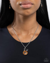 Load image into Gallery viewer, Basketball Balance - Orange Necklace
