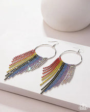 Load image into Gallery viewer, Streamlined Shimmer - Multi Earring