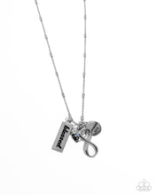 Load image into Gallery viewer, Confidence in Him - Blue (Charm) Necklace