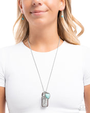 Load image into Gallery viewer, Heart of a Cowgirl - Blue (Turquoise) Necklace