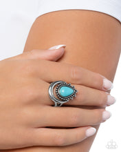 Load image into Gallery viewer, Tranquil Trinket - Blue (Turquoise) Ring