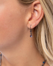 Load image into Gallery viewer, Druzy Delight - Black (Gunmetal) Necklace