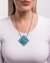 Load image into Gallery viewer, Stony Strength - Blue (Turquoise) Necklace