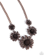 Load image into Gallery viewer, Sunflower Spring - Copper Necklace