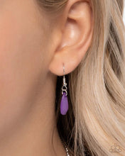 Load image into Gallery viewer, Socialite Statement - Purple Necklace