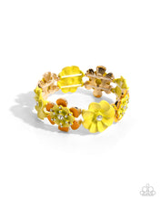 Load image into Gallery viewer, Complete Look - Yellow Necklace and Bracelet Set -Botanic Beginner - Yellow Necklace and Exhilarating Elegance - Yellow Bracelet (BB-YW-EK)