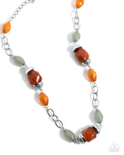 Load image into Gallery viewer, Complete Look - Orange - Necklace and Bracelet Set -Beauty Culture - Orange Necklace and Sturdy Season - Orange Bracelet (BB-OG-DZ)