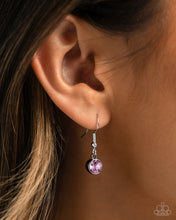 Load image into Gallery viewer, Complete Look - Purple Heart Set: Seesaw Statement - Purple Necklace and Shimmer - Purple Bracelet (BB-PR-CO)