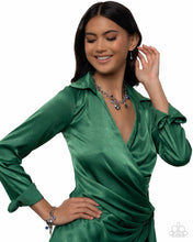 Load image into Gallery viewer, Complete Look - Blue Set: Seesaw Statement - Blue Necklace and Seesaw Shimmer - Blue Bracelet (BB-BL-CN)