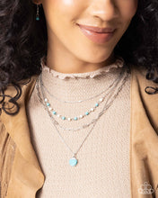 Load image into Gallery viewer, Complete Look - Blue (Turquoise) Set: Blending In - Blue Necklace and Badlands Blend - Blue Bracelet (BB-BL-CA)