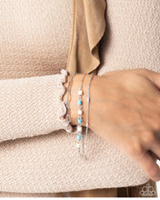 Load image into Gallery viewer, Complete Look - Blue (Turquoise) Set: Blending In - Blue Necklace and Badlands Blend - Blue Bracelet (BB-BL-CA)