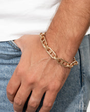 Load image into Gallery viewer, WHEEL Life - Complete Look - Gold Set: The WHEEL Thing - Gold Necklace and Wheel Boss - Gold Bracelet  (BB-GD-CF)