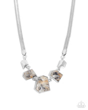 Load image into Gallery viewer, Complete Look - Multi Set: Lined Legacy - Multi Necklace and Lined Leisure - Multi Bracelet (BB-BN-BS)