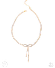 Load image into Gallery viewer, Complete Look - Gold Bow Set: Dapper Delicacy - Gold Necklace and Dapper Delight - Gold Bracelet (BB-GD-BB)