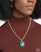 Load image into Gallery viewer, Complete Look: Rule the Light - Blue Set - Rule the Night - Blue Necklace and Rule the Flight - Blue Bracelet (BB-BL-HM)