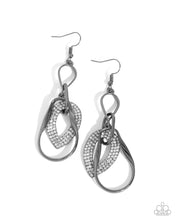 Load image into Gallery viewer, Teardrop Triumph - Black (Gunmetal) Earring