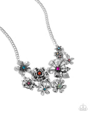 Load image into Gallery viewer, Complete Look - Multi (Flower) Set: Floral Fate - Multi Necklace and Floral Fluke - Multi Bracelet (BB-MT-HR)