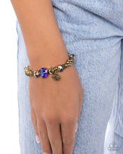 Load image into Gallery viewer, Zoology Degree - Purple (Brass Elephant) Bracelet