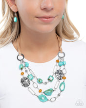 Load image into Gallery viewer, Malibu Media - Blue (Turquoise) Necklace