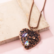 Load image into Gallery viewer, Outgoing Opulence - Copper (Heart) Necklace