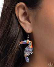 Load image into Gallery viewer, Toucan Tourist - Orange Earring