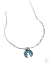 Load image into Gallery viewer, Smoldering Stones - Blue (Turquoise) Necklace