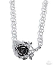Load image into Gallery viewer, Whimsical Appearance - Silver (Rose) Necklace