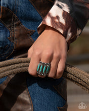 Load image into Gallery viewer, Southern Symmetry - Blue (Turquoise) Ring