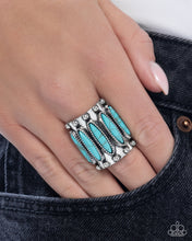 Load image into Gallery viewer, Southern Symmetry - Blue (Turquoise) Ring