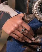 Load image into Gallery viewer, Longhorn Legend - Blue (Bull Skull) Ring